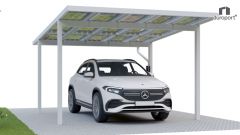 DUROPORT Solar Einzelcarport aus Aluminium
